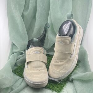 VANS Kyle Pro 2 Antique White Slip-On Shoes with Velcro Strap Men’s size 6